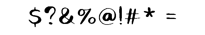 Hollies Unbalanced Regular Font OTHER CHARS