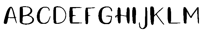 Hollies Unbalanced Regular Font UPPERCASE