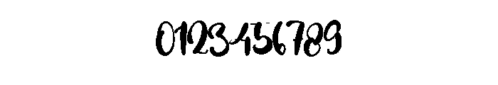 Hollow Spring Font OTHER CHARS
