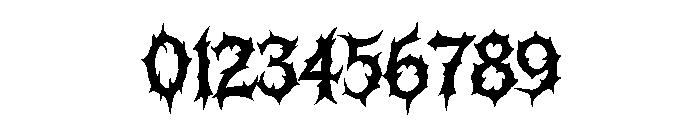 Hollowe Genesis Regular Font OTHER CHARS