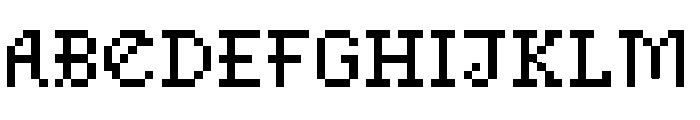 Hollowetica Font UPPERCASE