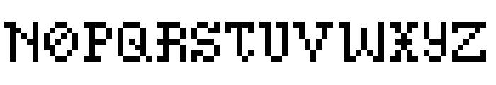 Hollowetica Font UPPERCASE