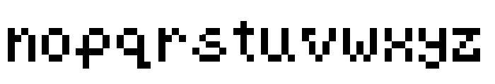 Hollowetica Font LOWERCASE