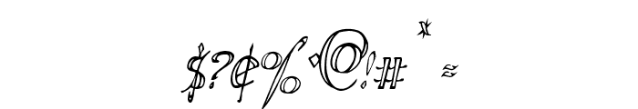 Holly Jingle Condensed Italic Font OTHER CHARS