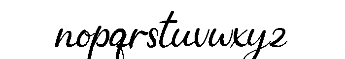 Holly Jolly Font LOWERCASE