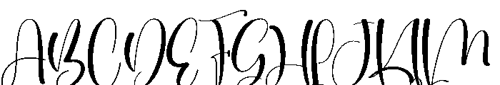 Hollyberry Font UPPERCASE
