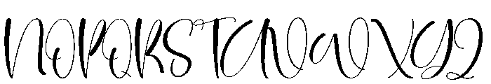 Hollyberry Font UPPERCASE