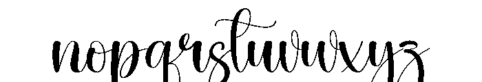 Hollyberry Font LOWERCASE