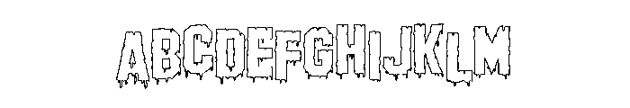 Hollywwod Nightmare Outline FONT