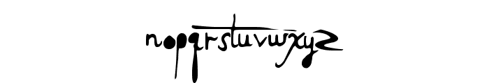 HolyScriptacular Font LOWERCASE