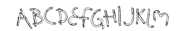 HolySmokes-Regular Font LOWERCASE