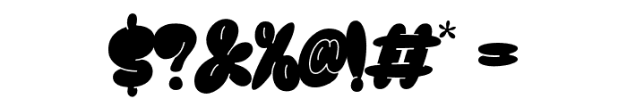 HolymolyDisplayFreePersonal-R Font OTHER CHARS