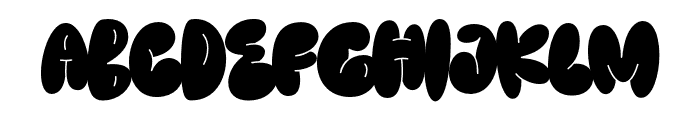 HolymolyDisplayFreePersonal-R Font UPPERCASE