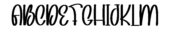 Holywing Font UPPERCASE