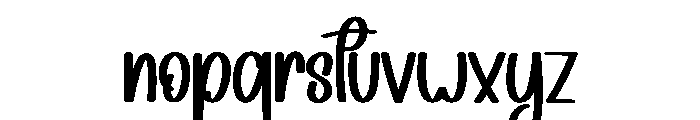 Holywing Font LOWERCASE