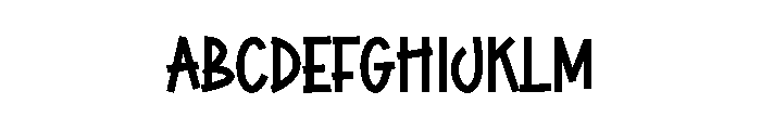 Home Alone1 Font UPPERCASE