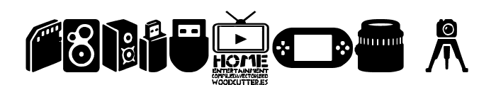 Home Entertainment Font OTHER CHARS