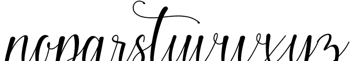 Home Sweet Home Font LOWERCASE
