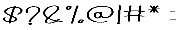 Home Sweet Font OTHER CHARS