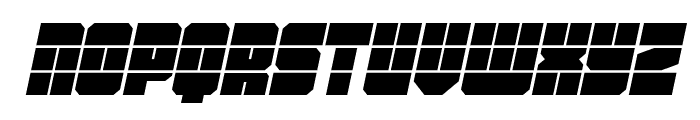 Homebase Duo-Laser Italic Font UPPERCASE