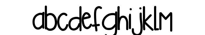 HomegirlSharpie Font LOWERCASE