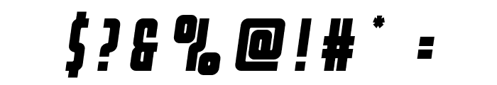Homelander Title Semi-Italic Font OTHER CHARS