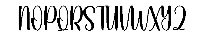 Homely Font UPPERCASE