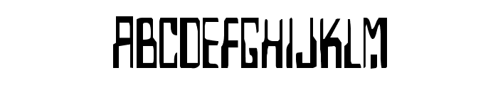 Homemade Robot Condensed Font LOWERCASE