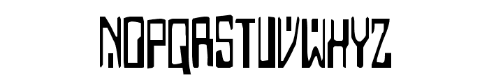 Homemade Robot Condensed Font LOWERCASE