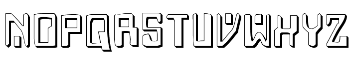 Homemade Robot Shadow Font LOWERCASE