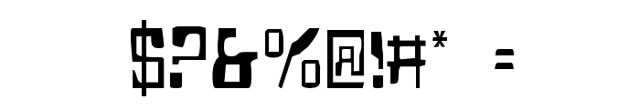 Homemade Robot Font OTHER CHARS