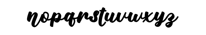 Homemade Font LOWERCASE