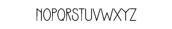 Homerun Font LOWERCASE