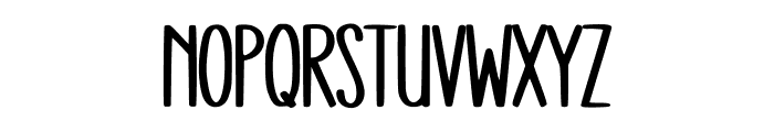 Homeschool Font UPPERCASE