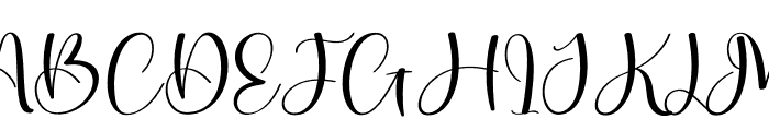 Homestay Font UPPERCASE