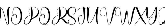 Homestay Font UPPERCASE