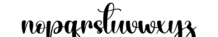 Homestay Font LOWERCASE