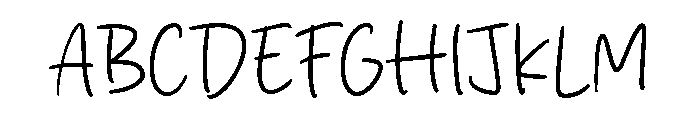 Homey Feeling Font UPPERCASE