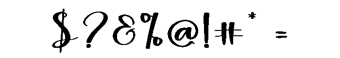 Homing Font OTHER CHARS