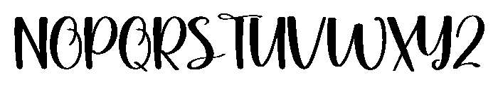 Homing Font UPPERCASE