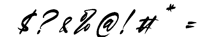Hompetty DEMO VERSION Italic Font OTHER CHARS