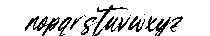 Hompetty DEMO VERSION Italic Font LOWERCASE
