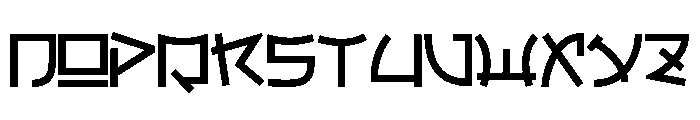 Hondagi Demo Regular Font LOWERCASE