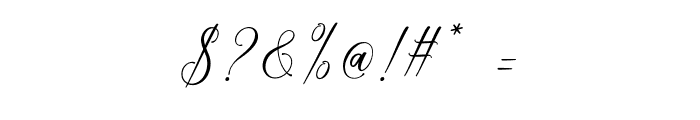 HondurasScriptDemo Font OTHER CHARS