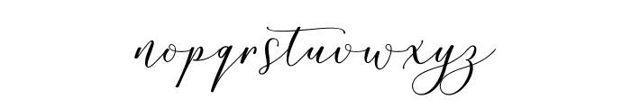 HondurasScriptDemo Font LOWERCASE