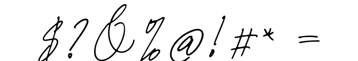 Honera Script Font OTHER CHARS