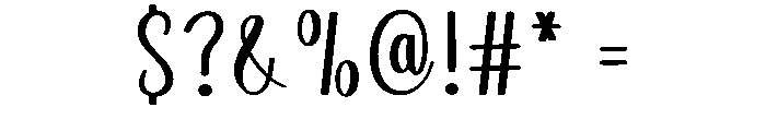 Honey Beautiful Font OTHER CHARS