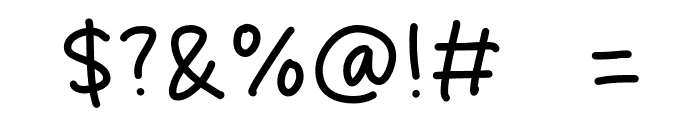 Honey Brown Font OTHER CHARS