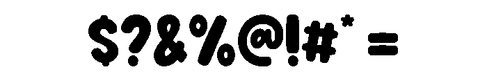 Honey Bubble Regular Font OTHER CHARS