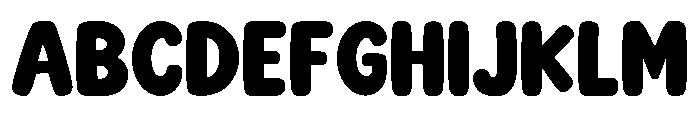 Honey Bubble Regular Font UPPERCASE